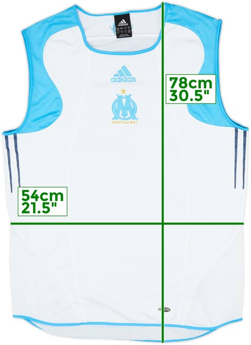 2004-05 Olympique Marseille adidas Training Vest - 8/10 - (M/L)