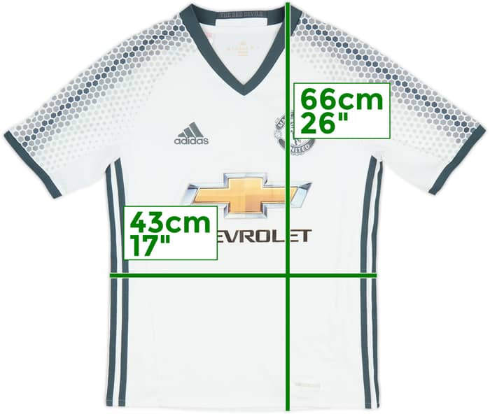 2016-17 Manchester United Third Shirt - 8/10 - (L.Boys)