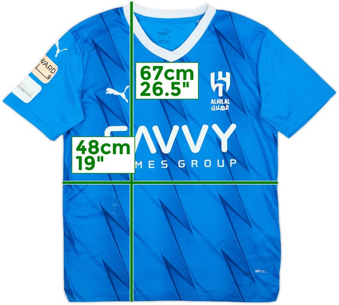 2023-24 Al-Hilal Home Shirt - 5/10 - (S)