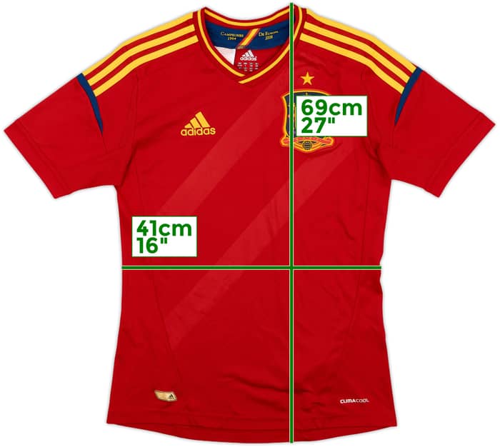 2011-12 Spain Home Shirt - 10/10 - (L.Boys)