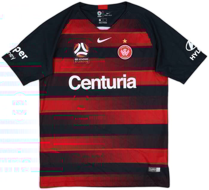 2018-19 Western Sydney Wanderers Home Shirt - 9/10 - (XL.Boys)