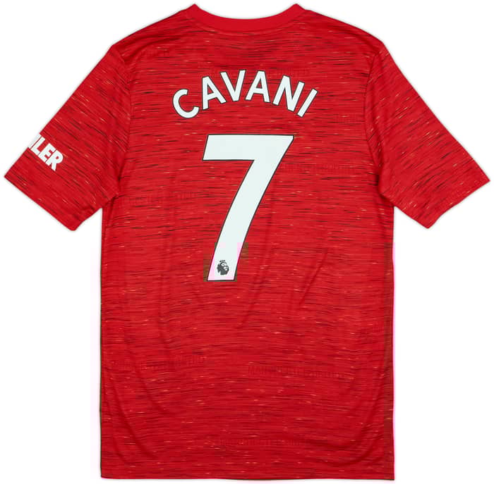 2020-21 Manchester United Home Shirt Cavani #7 - 10/10 - (XL)