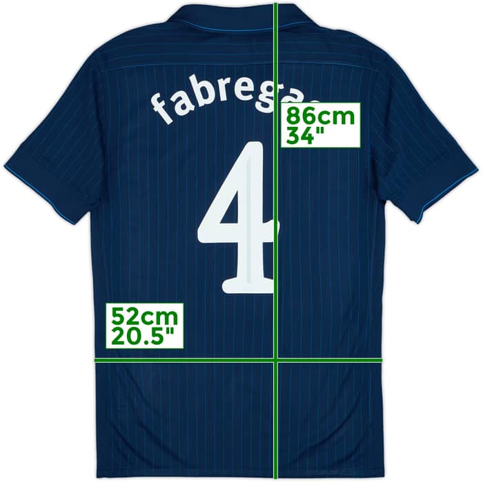 2009-10 Arsenal Player Issue Away Shirt Fabregas #4 - 9/10 - (L)