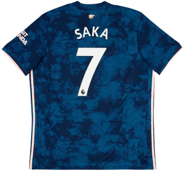 2020-21 Arsenal Third Shirt Saka #7 - 9/10 - (XL)
