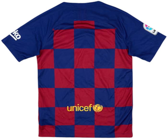 2019-20 Barcelona Home Shirt - 9/10 - (L.Boys)