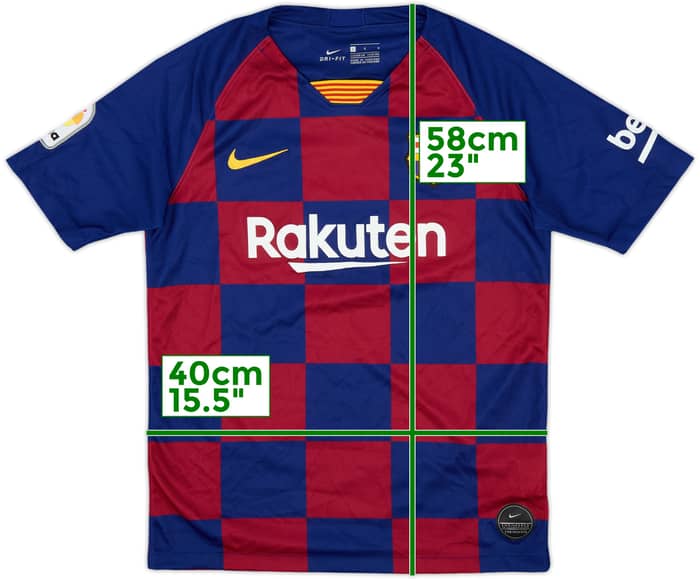 2019-20 Barcelona Home Shirt - 9/10 - (L.Boys)