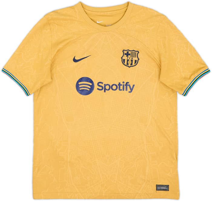 2022-23 Barcelona Away Shirt Raphinha #22 - 8/10 - (XL.Boys)