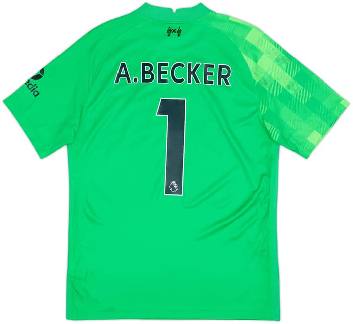 2021-22 Liverpool GK Shirt A.Becker #1 - 6/10 - (M)
