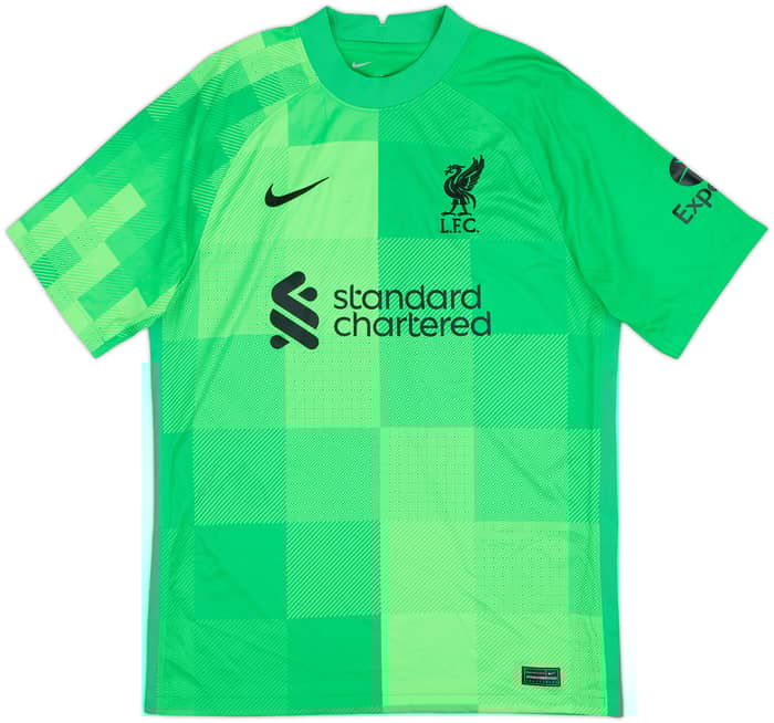 2021-22 Liverpool GK Shirt A.Becker #1 - 6/10 - (M)