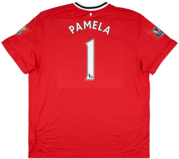 2011-12 Manchester United Home Shirt Pamela #1 - 8/10 - (3XL)