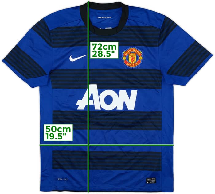 2011-13 Manchester United Away Shirt #5 - 9/10 - (M)