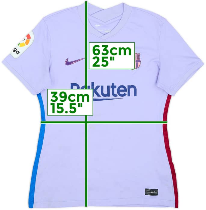 2021-22 Barcelona Away Shirt - 6/10 - (Women's S)