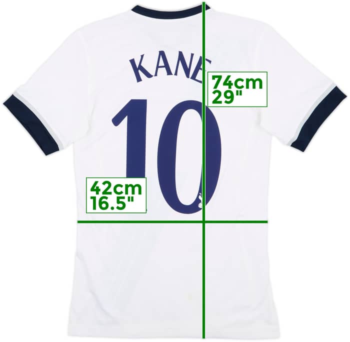 2015-16 Tottenham Home Shirt Kane #10 - 7/10 - (S)
