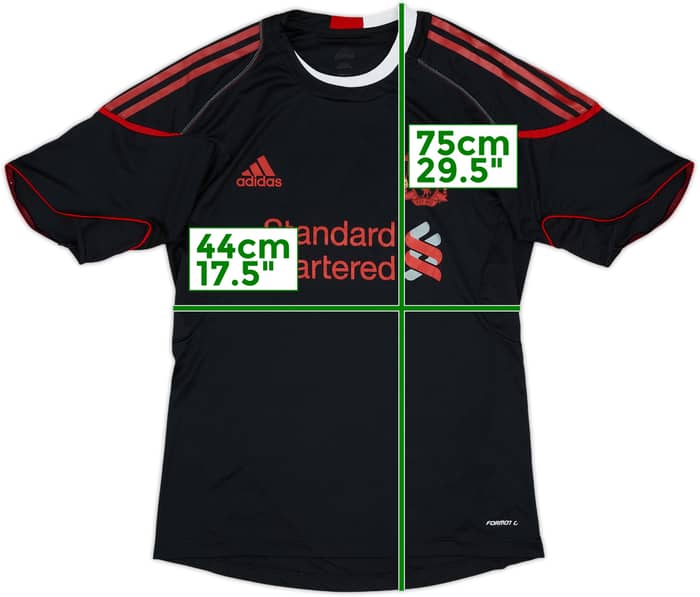 2010-11 Liverpool adidas Formotion Training Shirt - 8/10 - (M)