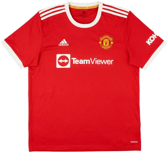 2021-22 Manchester United Home Shirt Ronaldo #7 - 8/10 - (XL)