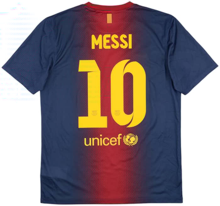 2012-13 Barcelona Basic Home Shirt Messi #10 - 7/10 - (M)