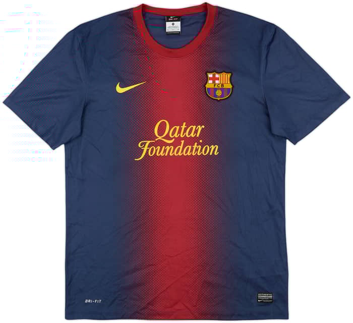 2012-13 Barcelona Basic Home Shirt Messi #10 - 7/10 - (M)