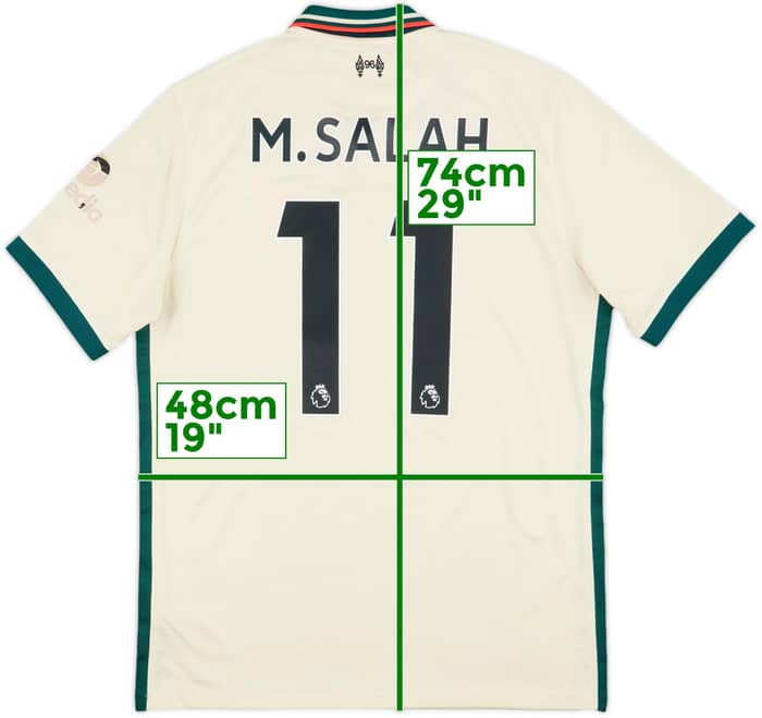 2021-22 Liverpool Away Shirt M.Salah #11 - 5/10 - (M)