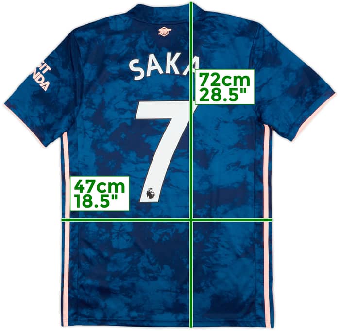 2020-21 Arsenal Third Shirt Saka #7 - 9/10 - (S)