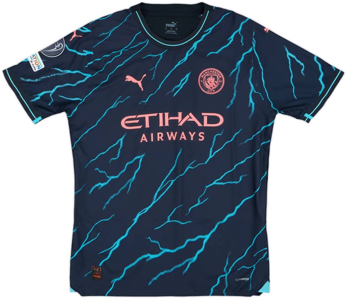 2023-24 Manchester City Authentic Third Shirt Haaland #9 - 10/10 - (XL)