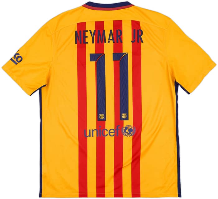 2015-16 Barcelona Away Shirt Neymar #11 - 9/10 - (L)