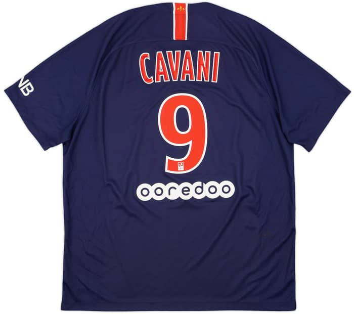 2018-19 Paris Saint-Germain Home Shirt Cavani #9 - 8/10 - (XL)