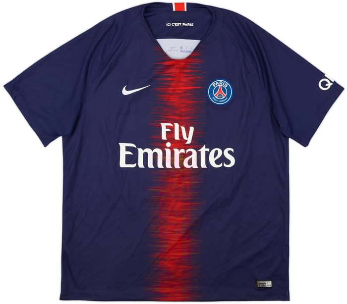 2018-19 Paris Saint-Germain Home Shirt Cavani #9 - 8/10 - (XL)