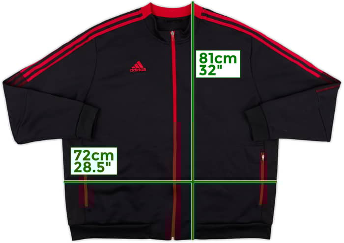 2021-22 Manchester United adidas Track Jacket - 7/10 - (4XL)