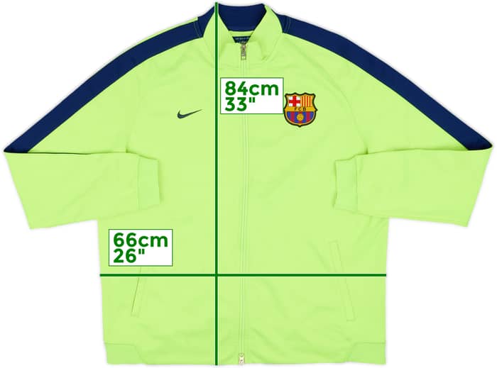 2014-15 Barcelona Nike Track Jacket - 7/10 - (XL)