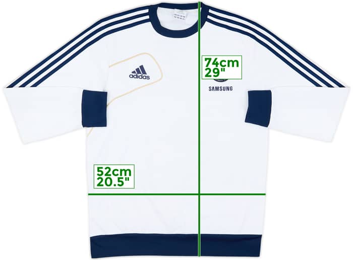 2012-13 Chelsea adidas Sweat Top - 7/10 - (M)