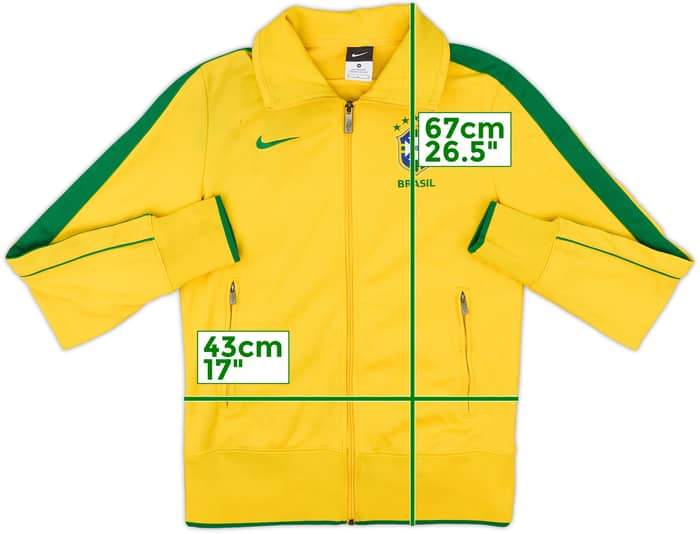 2011-12 Brazil Nike N98 Track Jacket - 4/10 - (M)