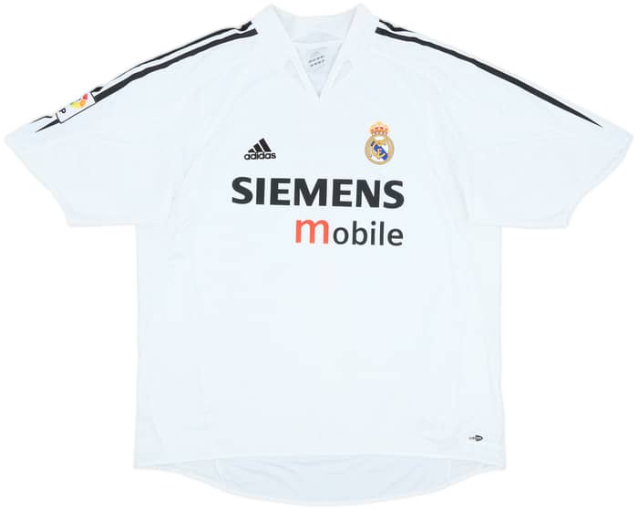 2004-05 Real Madrid Home Shirt Raul #7 - 7/10 - (XL)