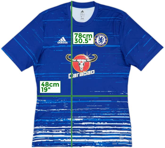 2016-17 Chelsea adizero Training Shirt - 8/10 - (M)