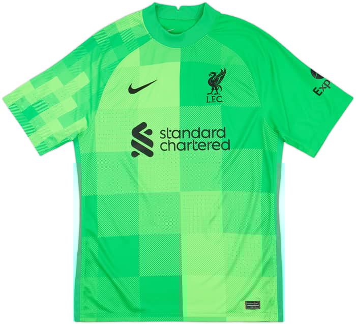 2021-22 Liverpool GK S.S Shirt A.Becker #1 - 9/10 - (M)