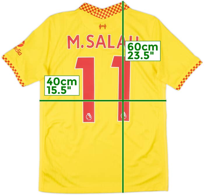 2021-22 Liverpool Third Shirt M.Salah #11 - 8/10 - (XL.Boys)