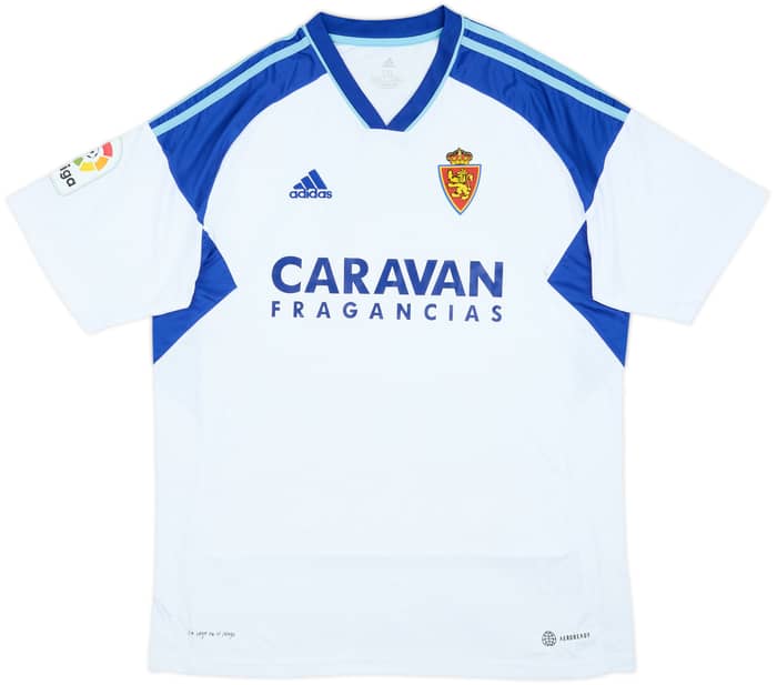 2022-23 Real Zaragoza Home Shirt - 7/10 - (XXL)