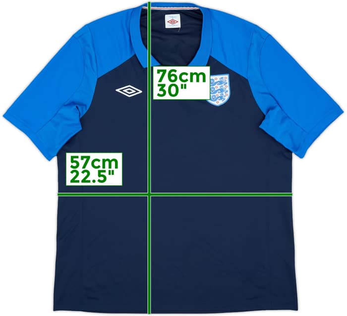 2010-11 England Umbro Training Shirt - 7/10 - (XL)