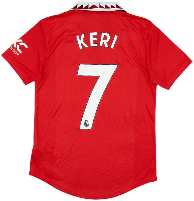 2022-23 Manchester United Home Shirt Keri #7 - 9/10 - (Women's S)