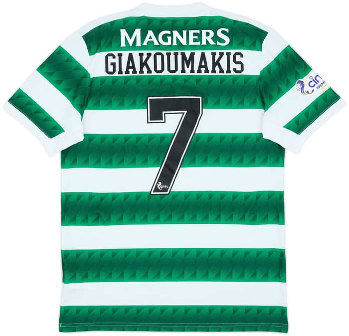 2022-23 Celtic Home Shirt Giakoumakis #7 - 8/10 - (M)