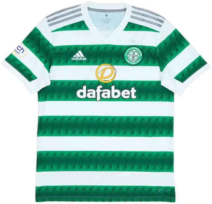 2022-23 Celtic Home Shirt Giakoumakis #7 - 8/10 - (M)