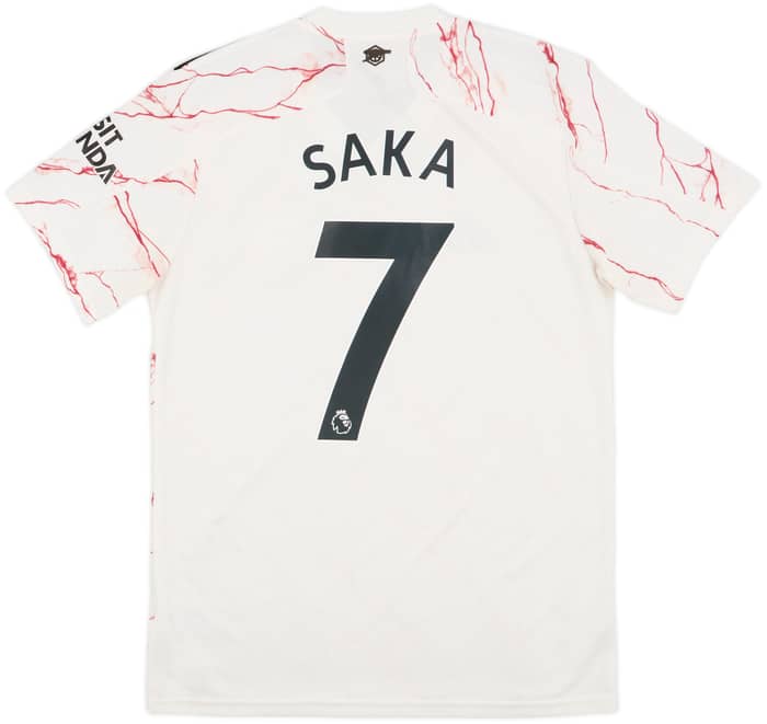 2020-21 Arsenal Away Shirt Saka #7 - 8/10 - (M)