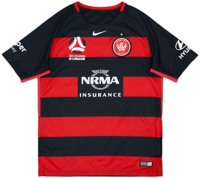 2017-18 Western Sydney Wanderers Home Shirt - 8/10 - (XL.Boys)