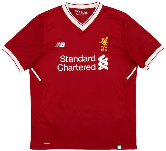 2017-18 Liverpool 125 Years Home Shirt M.Salah #11 - 7/10 - (XL.Boys)