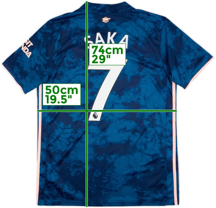 2020-21 Arsenal Third Shirt Saka #7 - 9/10 - (M)