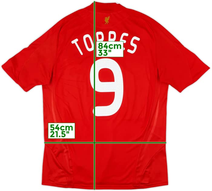 2008-10 Liverpool Home Shirt Torres #9 - 5/10 - (L)