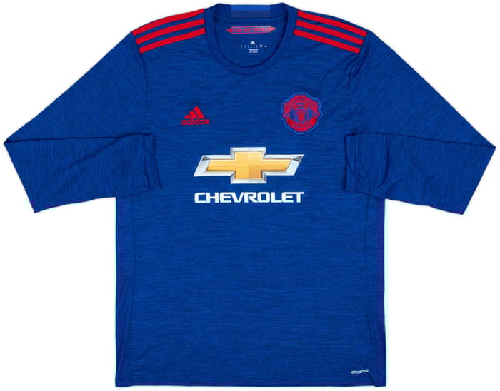 2016-17 Manchester United Away L/S Shirt Rooney #10 - 9/10 - (L)