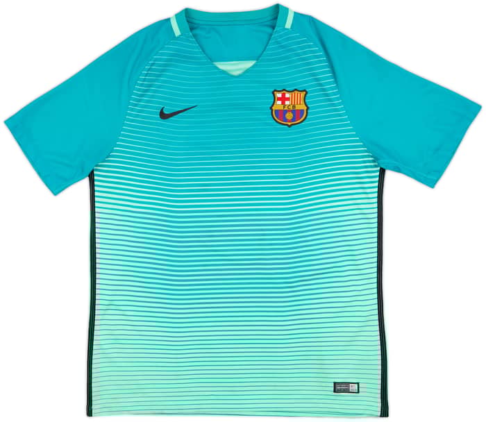 2016-17 Barcelona Third Shirt Suarez #9 - 7/10 - (L)