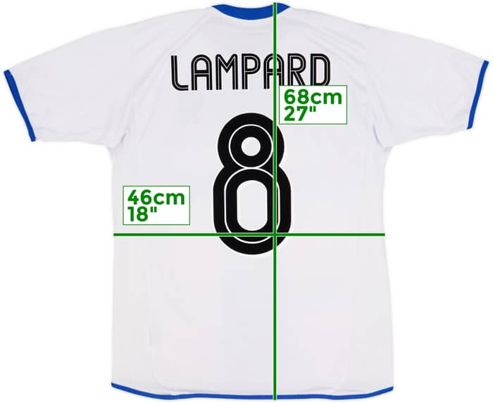 2003-05 Chelsea Away Shirt Lampard #8 - 8/10 - (S)