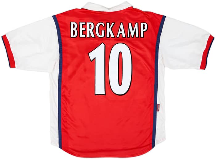 1998-99 Arsenal Home Shirt Bergkamp #10 - 7/10 - (M)