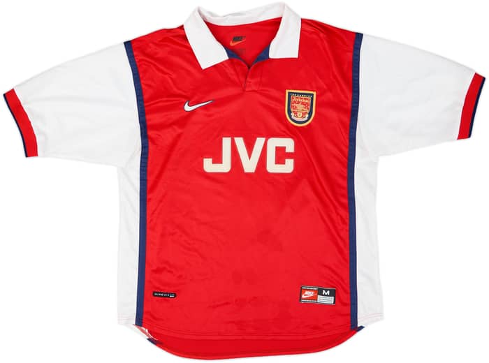 1998-99 Arsenal Home Shirt Bergkamp #10 - 7/10 - (M)